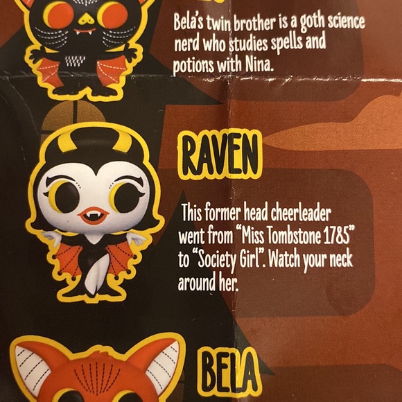 Paka paka boo hollow - funko pop small figurine - raven (chase) Bundle savings! - Picture 4 of 5